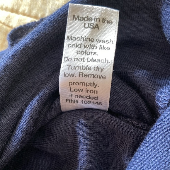 Michael Stars grommet soft v-neck tank is navy blue women’s new ruched - Picture 11 of 11